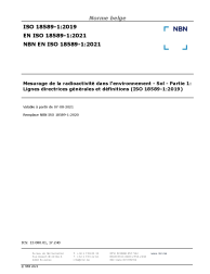 NBN EN ISO 18589-1:2021