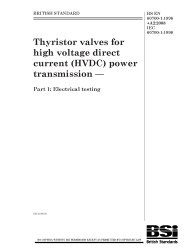 BS EN 60700-1:1998+A2:2008