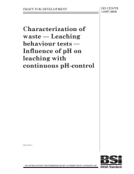 DD CEN/TS 14997:2006