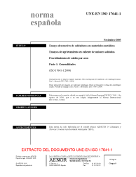 UNE-EN ISO 17641-1:2005 (R2009)