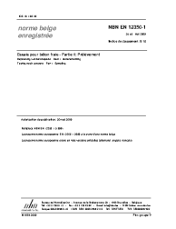 NBN EN 12350-1:2009