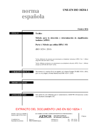 UNE-EN ISO 18254-1:2016