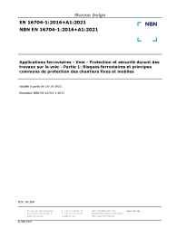 NBN EN 16704-1:2016+A1:2021
