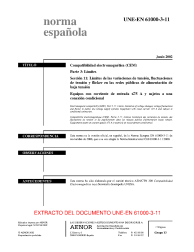 UNE-EN 61000-3-11:2002