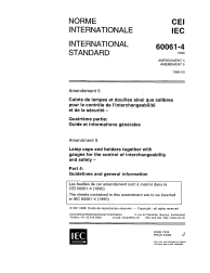 IEC 60061-4:1990/AMD5:1998