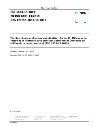 NBN EN ISO 1833-13:2019
