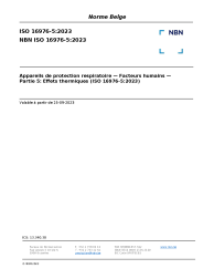 NBN ISO 16976-5:2023