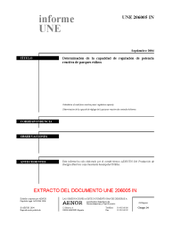 UNE 206005:2004 IN (R2022)