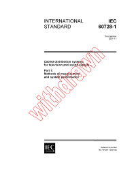 IEC 60728-1:2001
