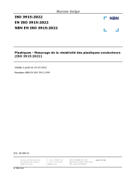 NBN EN ISO 3915:2022
