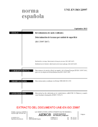 UNE-EN ISO 23997:2012
