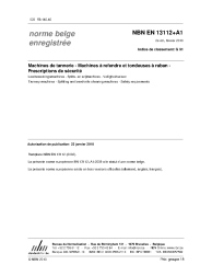 NBN EN 13112+A1:2010