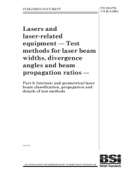 PD ISO/TR 11146-3:2004