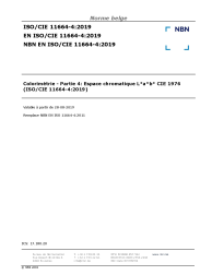 NBN EN ISO/CIE 11664-4:2019