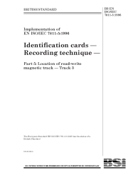 BS EN ISO/IEC 7811-5:1996