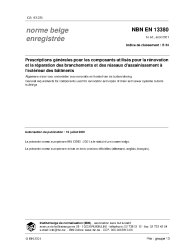 NBN EN 13380:2001