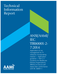 AAMI/IEC TIR80001-2-7:2014