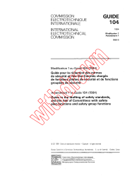 IEC GUIDE 104:1984/AMD1:1989