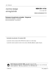 NBN EN 14755:2006