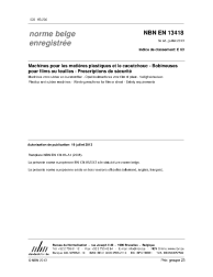 NBN EN 13418:2013