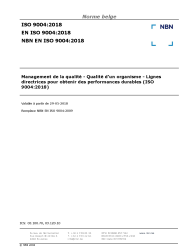 NBN EN ISO 9004:2018
