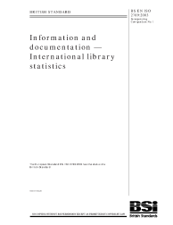 BS EN ISO 2789:2003
