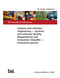 BS ISO/IEC 25040:2011