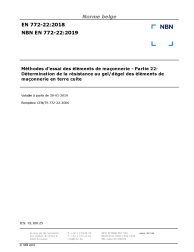 NBN EN 772-22:2019