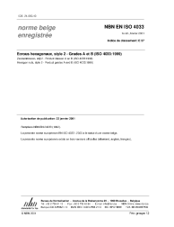 NBN EN ISO 4033:2001