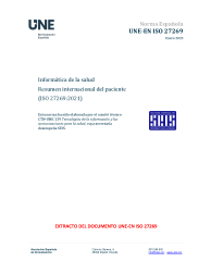 UNE-EN ISO 27269:2023