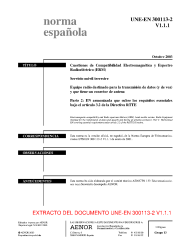 UNE-EN 300113-2 V1.1.1:2003