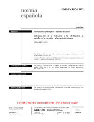 UNE-EN ISO 13402:2001 (R2008)