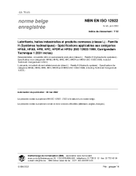 NBN EN ISO 12922:2002