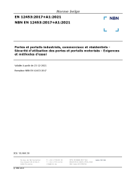NBN EN 12453:2017+A1:2021