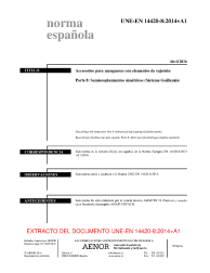 UNE-EN 14420-8:2014+A1:2016 (R2019)