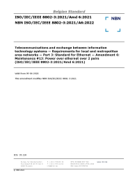 NBN ISO/IEC/IEEE 8802-3:2021/A6:2022