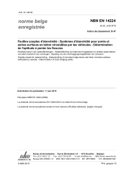 NBN EN 1993-1-1 ANB:2010