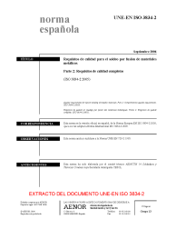 UNE-EN ISO 3834-2:2006