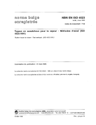 NBN EN ISO 4023:1995