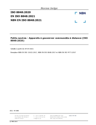 NBN EN ISO 8848:2021