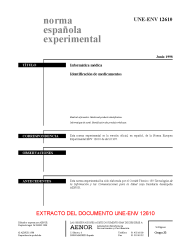 UNE-ENV 12610:1998