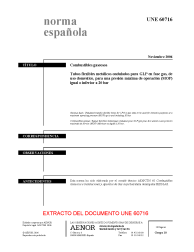 UNE 60716:2006 (R2021)