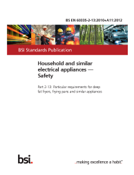 BS EN 60335-2-13:2010+A11:2012