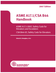 ASME A17.1/CSA B44 HANDBOOK-2007