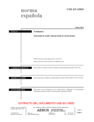 UNE-EN 15925:2012 (R2017)