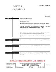 UNE-EN 50152-2:2013 (R2018)