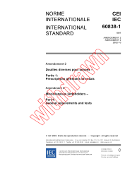 IEC 60838-1:1997/AMD2:2002