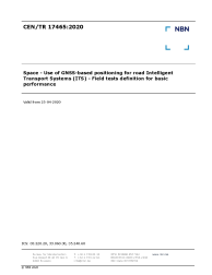 CEN/TR 17465:2020
