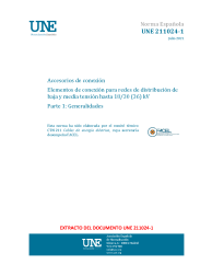 UNE 211024-1:2021