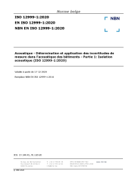 NBN EN ISO 12999-1:2020